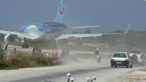 Skiathos Airport Dangerous Jet Blast