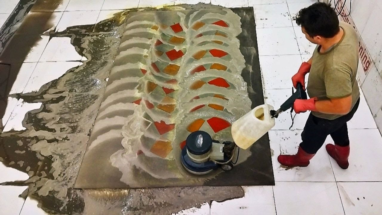 Battling a Giant Carpet – Satisfying Deep Clean Thumbnail