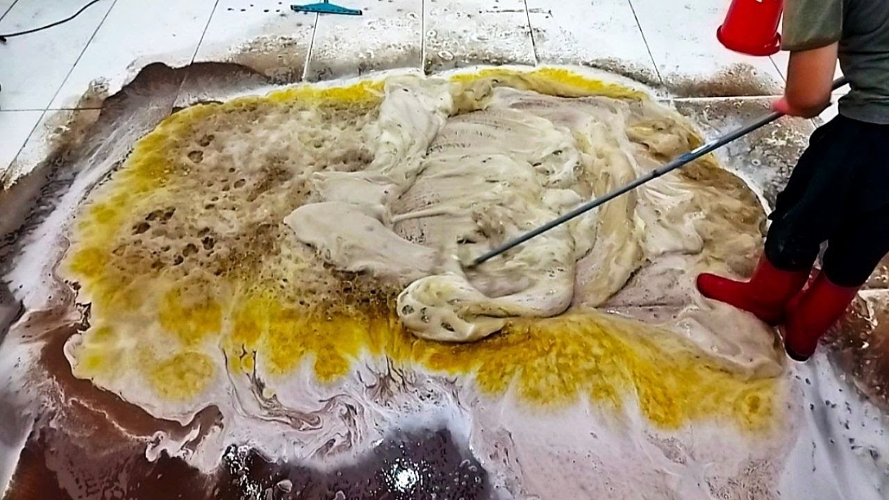 Scraping Dirt Off Carpet with Heavy Foam – ASMR Thumbnail