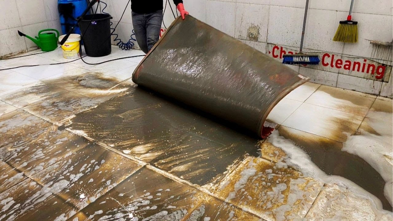 Half of the Carpet Remained in My Shop – Satisfying Cleaning ASMR Thumbnail