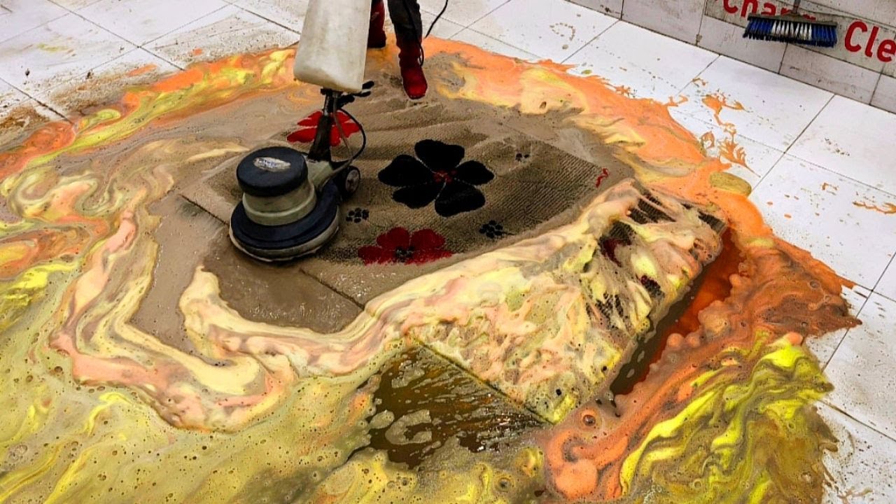 Incredible Dirty Carpet Cleaning with Colorful Foam – Satisfying ASMR Thumbnail