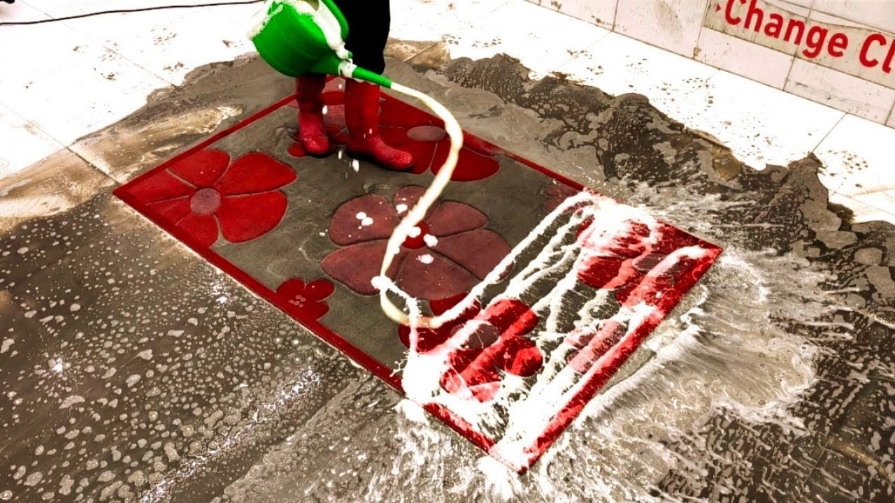 Steam Assisted Professional Cleaning of Dirty Carpet – Satisfying ASMR Thumbnail