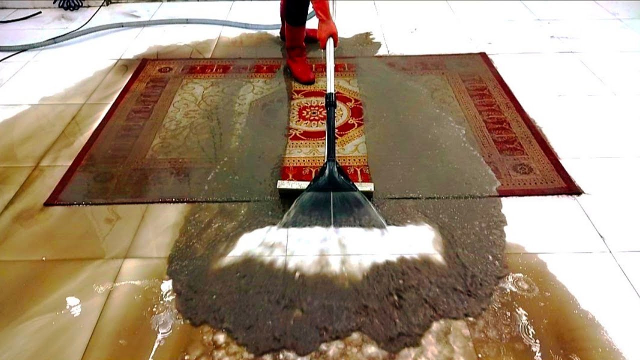 The Adventure of Cleaning the Surprisingly Dirty Very Old Carpet – Satisfying ASMR Thumbnail