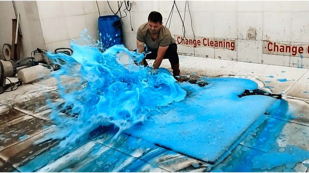 Super Active Smart Handmade Foam for Flooded Dirty Carpet – ASMR