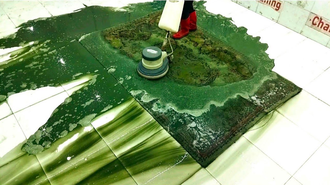 72 Years Old Goat Hair Dirty Carpet Transformation – Satisfying ASMR Thumbnail