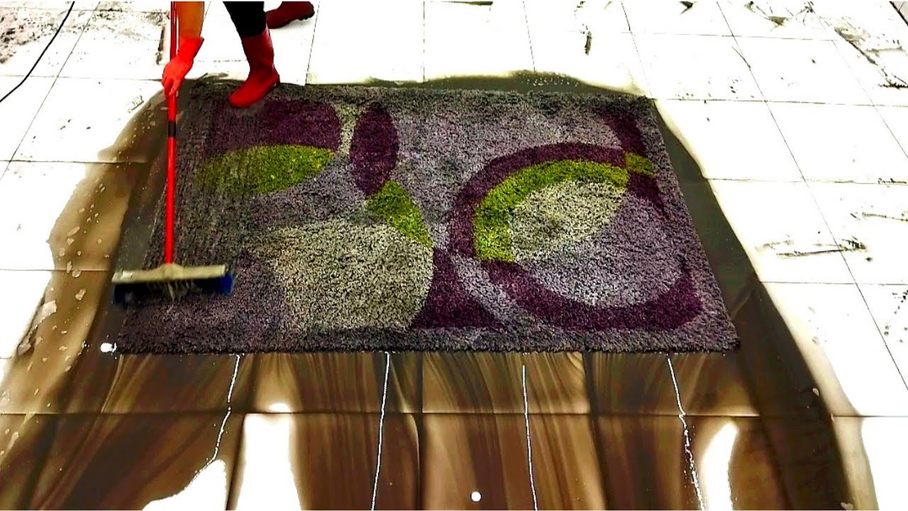 Sticky Slime Covered Poor Carpet Cleaning – Satisfying ASMR