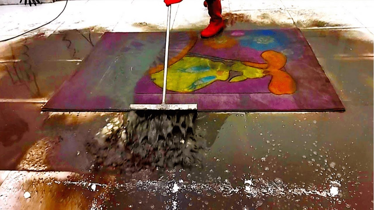 Extremely Dirty The Cutest Rug Washing – ASMR Thumbnail