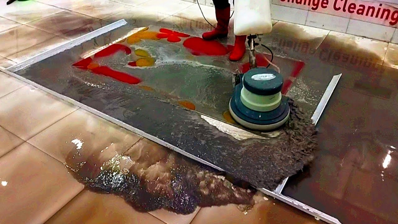 Deeply Soiled Amazing Color Carpet Cleaning – Satisfying ASMR