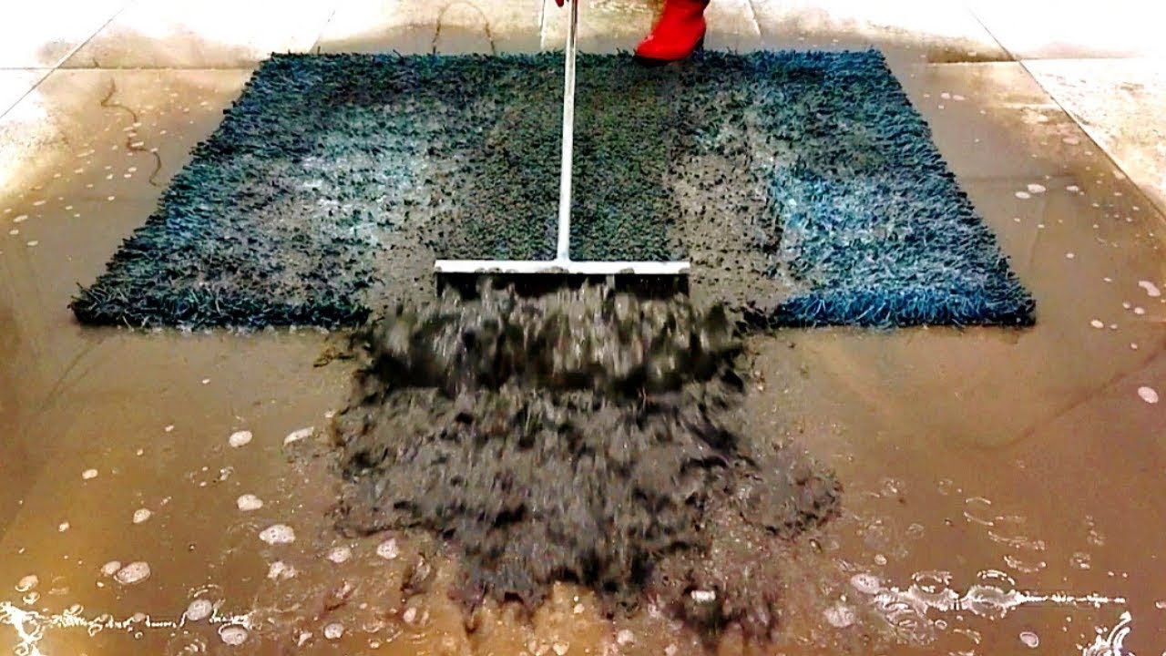 Terrible Dirty Shaggy Carpet Cleaning – Satisfying Rug Cleaning ASMR Thumbnail