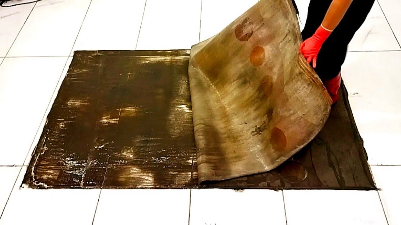 The Return Story of a Dirty Rug / Carpet Cleaning – Satisfying ASMR