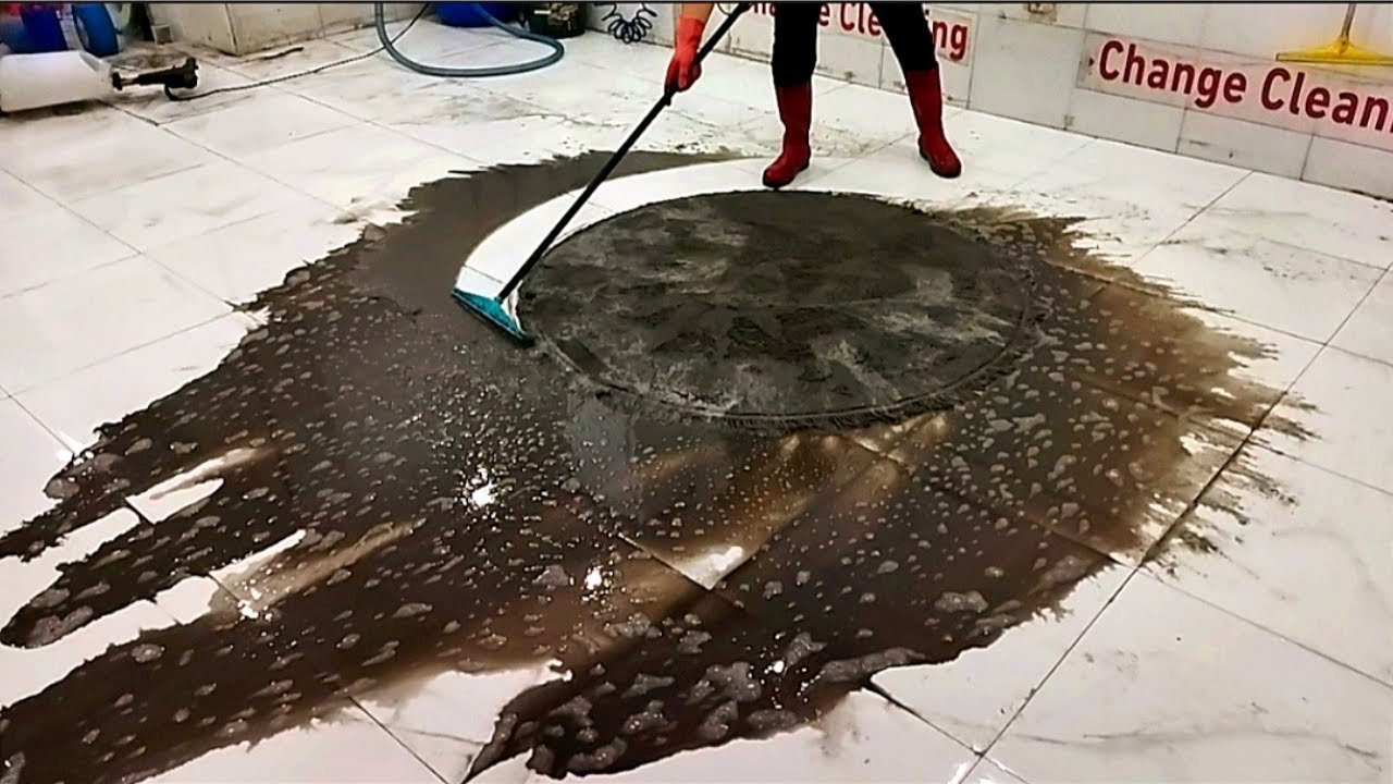 Incredibly Round Flood Damaged Carpet Cleaning – Satisfying ASMR