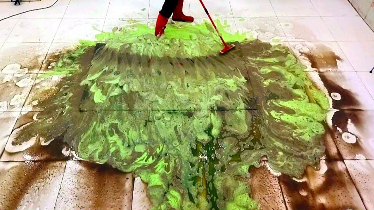 The Dirtiest Carpet Slowly Coming Back to Life – Satisfying Cleaning ASMR