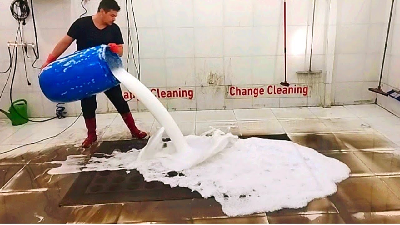 The Hardest One! Great Solution Against Heavy Aged Dirt – Satisfying Carpet Cleaning ASMR