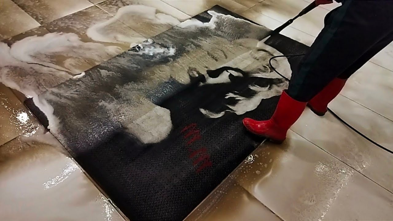 Heavily Soiled Famous Carpet Cleaning – Satisfying ASMR