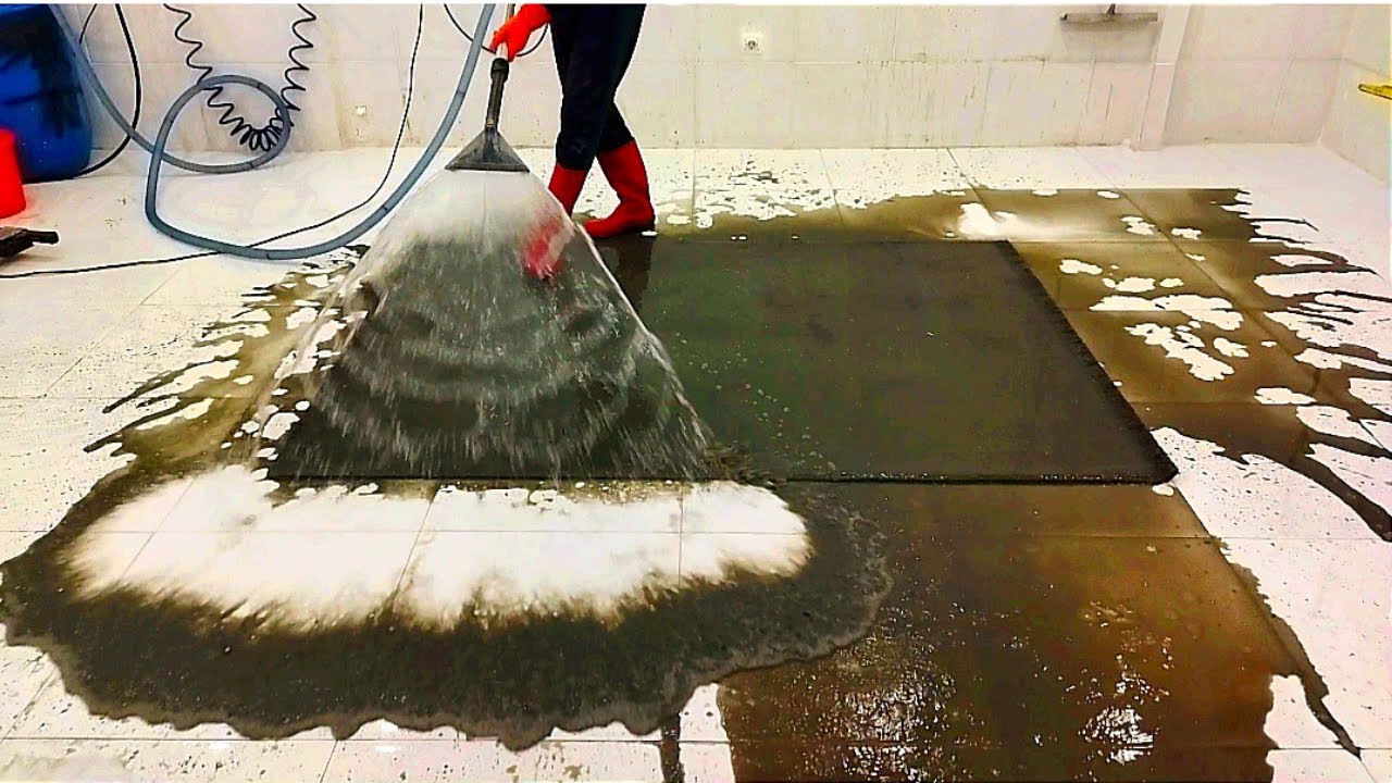 I Was Going to Weigh the Carpet but I Couldn’t Lift It – Satisfying Rug Cleaning ASMR