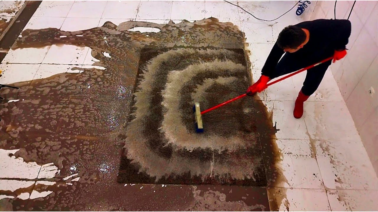 Slime Covered Extremely Dirty Carpet Cleaning – Satisfying ASMR Thumbnail