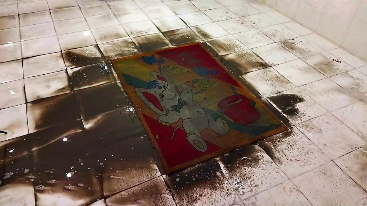 Too Sweet This Carpet! Carpet Cleaning Satisfying Rug Washing ASMR