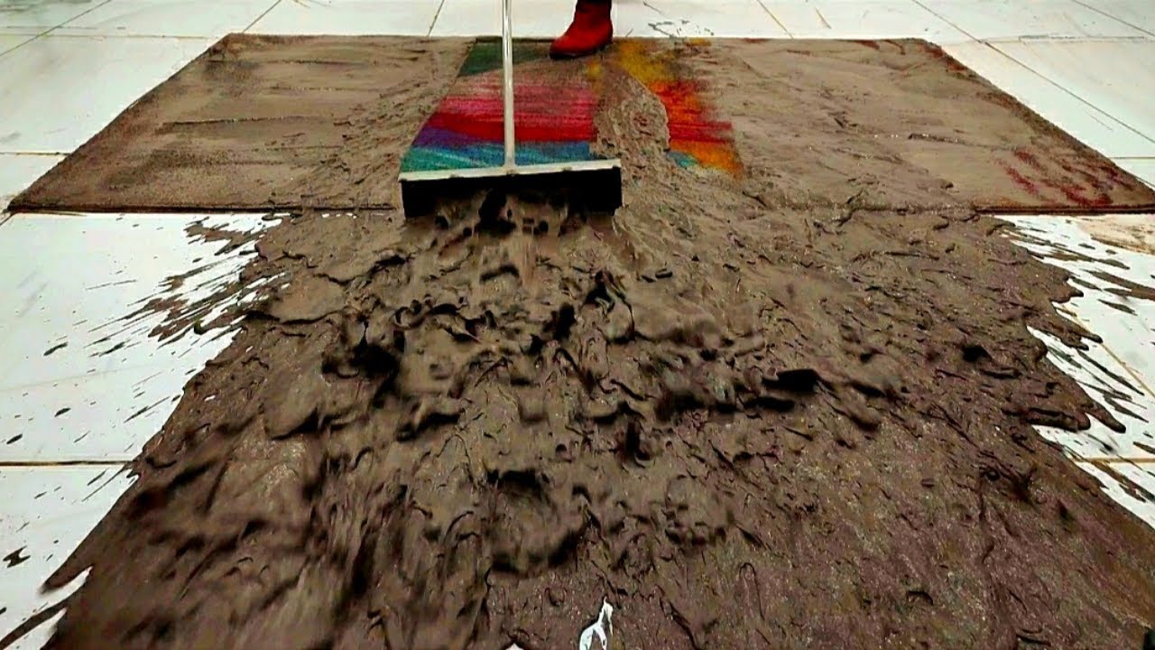 This Is Full Slime and Dirt II – Satisfying Colourful Stylish Carpet Cleaning ASMR Thumbnail