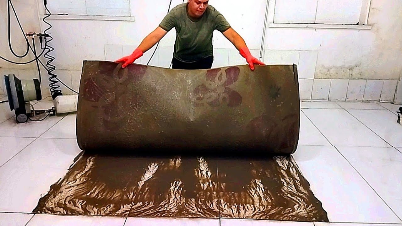 From Old Dirty Carpet to a Like-New Carpet II – Satisfying Carpet Cleaning ASMR