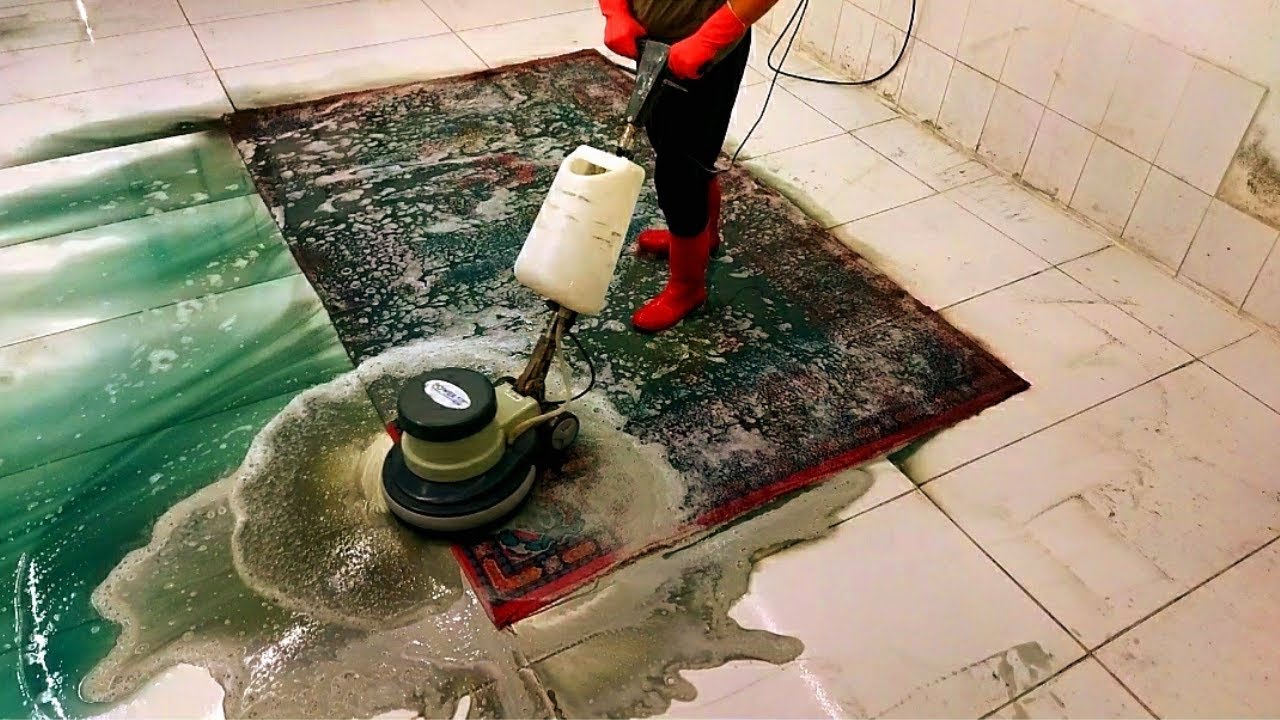 Sweet Color Cute Pattern Big Carpet Cleaning – Satisfying ASMR